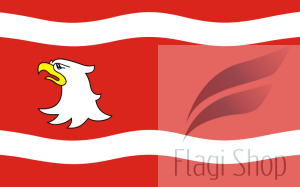 Flaga Powiat międzyrzecki - na zamówienie 110x70 powiatu międzyrzeckiego