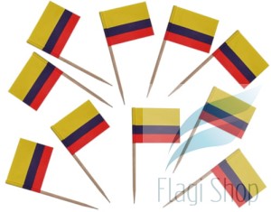 Flaga KOLUMBIA Pikery 20 szt. Wykałaczki KOLUMBII 