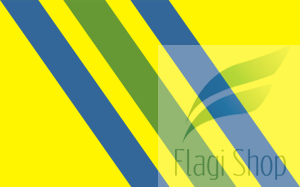 Flaga Powiat zielonogórski - na zamówienie 110x70 powiatu zielonogórskiego