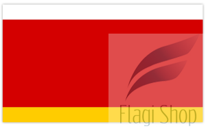 Flaga Powiat żagański - na zamówienie 150x90 powiatu żagańskiego