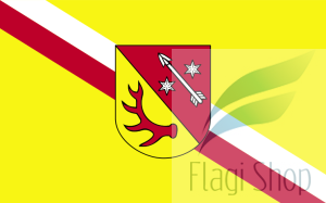 Flaga Powiat żarski - na zamówienie 150x90 powiatu żarskiego