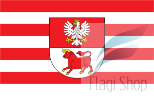 Flaga Powiat bielski - na zamówienie 110x70 