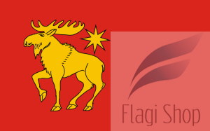 Flaga Powiat grajewski - na zamówienie 110x70 