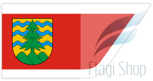 Flaga Powiat suwalski - na zamówienie 110x70 