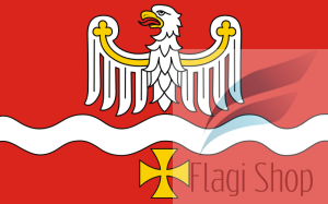 Flaga Powiat wysokomazowiecki - na zamówienie 150x90 