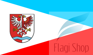 Flaga Powiat drawski - na zamówienie 150x90 powiatu drawskiego