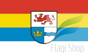 Flaga Powiat gryfiński - na zamówienie 150x90 powiatu gryfińskiego 