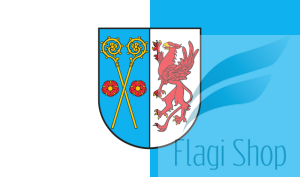 Flaga Powiat kamieński - na zamówienie 150x90 powiatu kamieńskiego