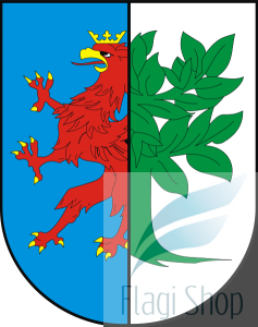 Flaga Powiat goleniowski - na zamówienie 150x90 powiatu goleniowskiego