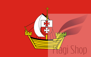 Flaga Powiat elbląski - na zamówienie 150x90 powiatu elbląskiego