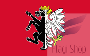 Flaga Powiat nakielski - na zamówienie 110x70 nakielskiego