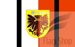 Flaga Powiat tucholski - na zamówienie 110x70  tucholskiego