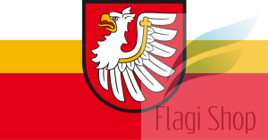 Flaga Powiat brzeski - na zamówienie 150x90 Powiatu brzeskiego