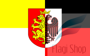 Flaga Powiat włocławski - na zamówienie 150x90 włocławskiego