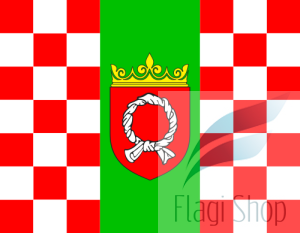 Flaga miasta Ostroróg - na zamówienie 150x90 Ostroroga  