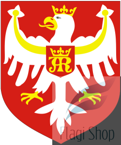 Flaga Powiat jasielski - na zamówienie 110x70 Powiatu jasielskiego