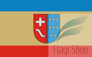 Flaga Powiat kolbuszowski - na zamówienie 110x70 Powiatu kolbuszowskiego