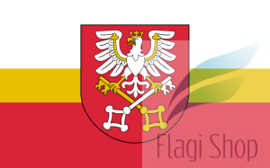 Flaga Powiat wadowicki - na zamówienie 110x70 Powiatu wadowickiego