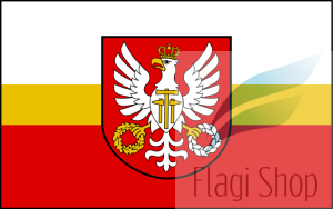 Flaga Powiat wielicki - na zamówienie 110x70 Powiatu wielickiego