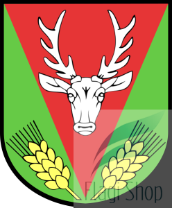 Flaga Powiat hrubieszowski - na zamówienie 150x90 Powiatu hrubieszowskiego