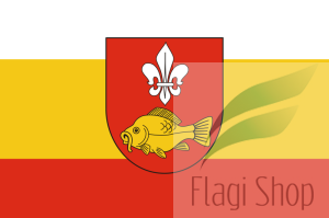 Flaga Powiat krasnostawski - na zamówienie 110x70 Powiatu krasnostawskiego 