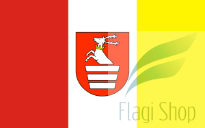 Flaga Powiat kraśnicki - na zamówienie 150x90 Powiatu kraśnickiego