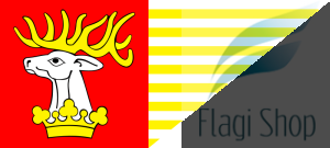 Flaga Powiat lubelski - na zamówienie 110x70 Powiatu lubelskiego