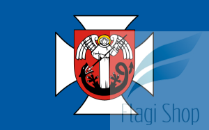 Flaga Powiat łańcucki - na zamówienie 110x70 Powiatu łańcuckiego