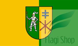 Flaga Powiat włodawski - na zamówienie 150x90 Powiatu włodawskiego