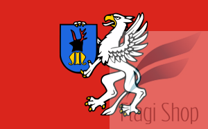 Flaga Powiat mielecki - na zamówienie 110x70 Powiatu mieleckiego