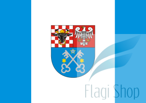 Flaga Powiat krotoszyński - na zamówienie 150x90 Powiatu krotoszyńskiego