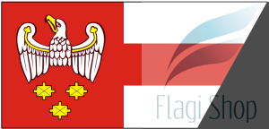 Flaga Powiat obornicki - na zamówienie 150x90 Powiatu obornickiego