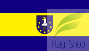 Flaga Powiat ostrzeszowski - na zamówienie 110x70 Powiatu ostrzeszowskiego