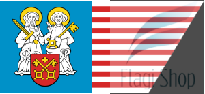 Flaga Powiat poznański - na zamówienie 110x70 Powiatu poznańskiego