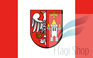 Flaga Powiat śremski - na zamówienie 150x90 Powiatu śremskiego