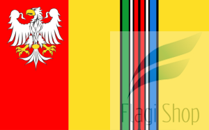 Flaga Powiat łowicki - na zamówienie 110x70