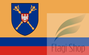 Flaga Powiat pajęczański - na zamówienie 150x90