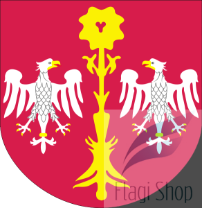 Flaga Powiat skierniewicki - na zamówienie 150x90