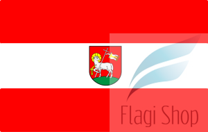 Flaga Powiat wieluński - na zamówienie 110x70