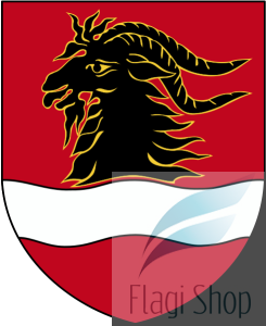 Flaga Powiat wieruszowski - na zamówienie 150x90