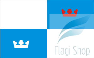 Flaga Powiat zduńskowolski - na zamówienie 110x70