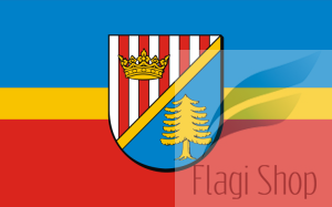 Flaga Powiat niżański - na zamówienie 150x90 Powiatu niżańskiego