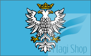 Flaga Powiat przemyski - na zamówienie 150x90 Powiat przemyskiego