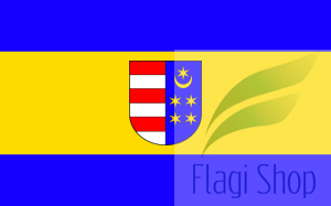 Flaga Powiat tarnobrzeski - na zamówienie 110x70 Powiatu tarnobrzeskiego