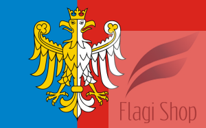 Flaga Powiat bielski - na zamówienie 150x90 Powiatu bielskiego